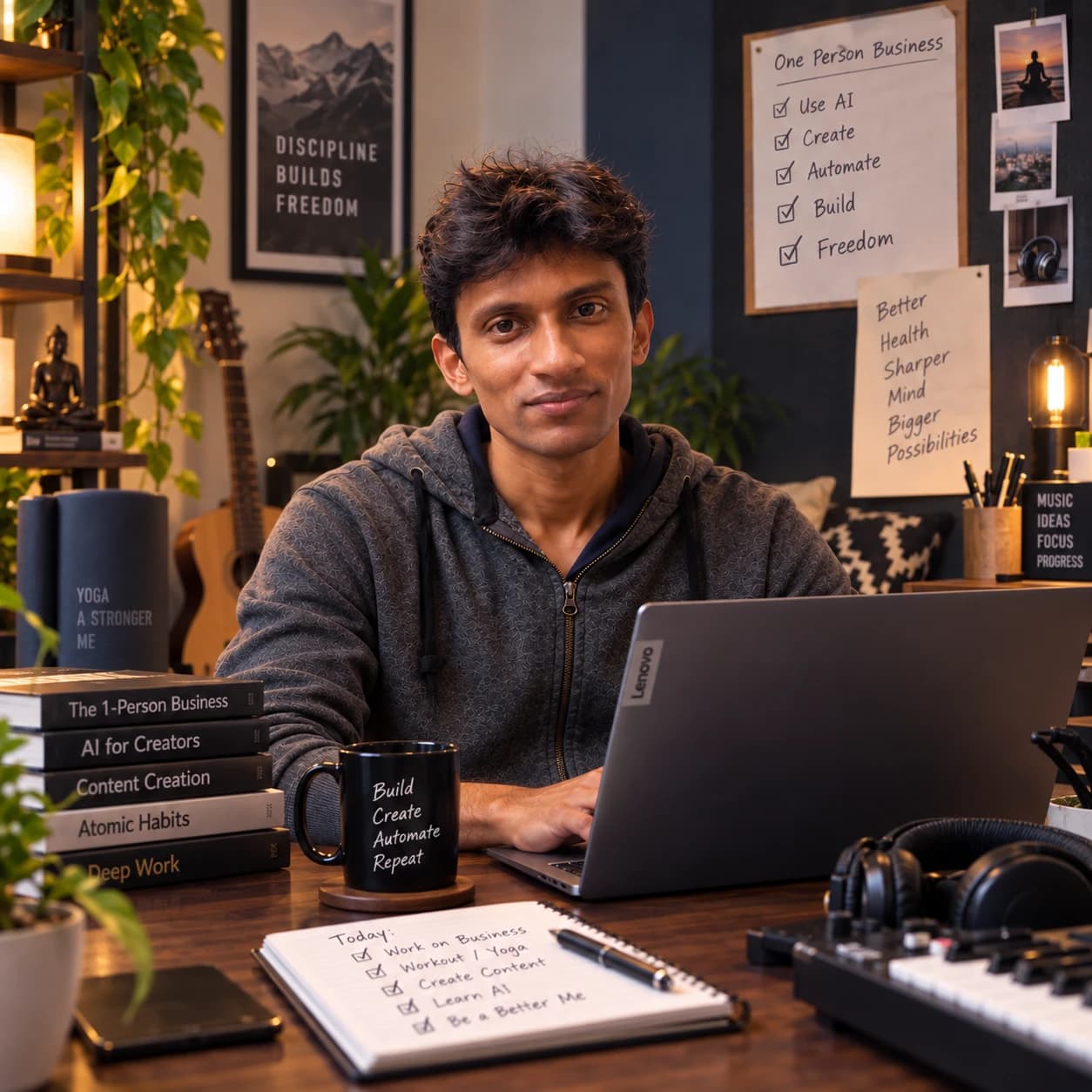 Venkatesh, the person behind Couch to Fit, in Chennai